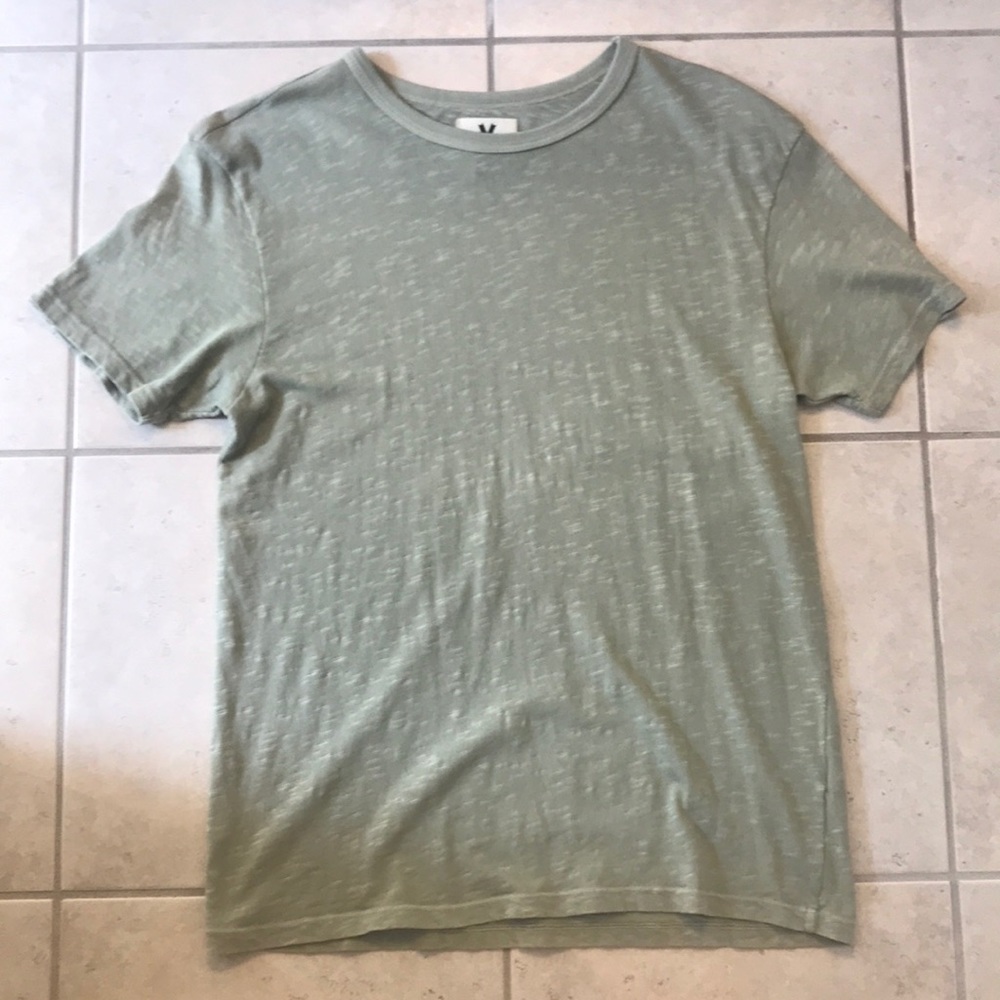 faded green t-shirt